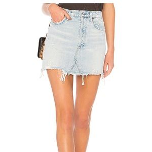 AGOLDE Light Wash Jean Skirt Size 26